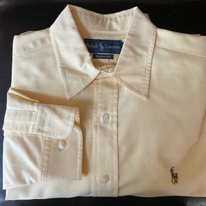 Ralph Lauren Long Sleeve Mens  👔 .  Size 15 1/2. 32 33